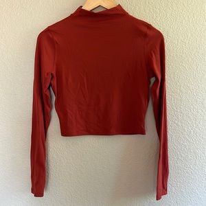 Lululemon Aligned Mock Neck Long Sleeve Shirt